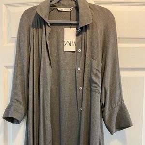 Zara gray long dress